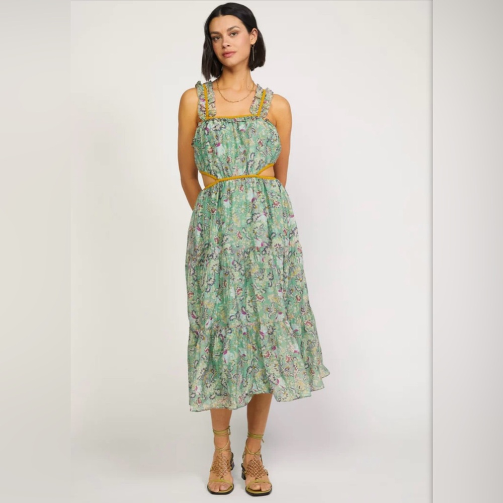 Current Air Botanical Cut Out Dress - NWT